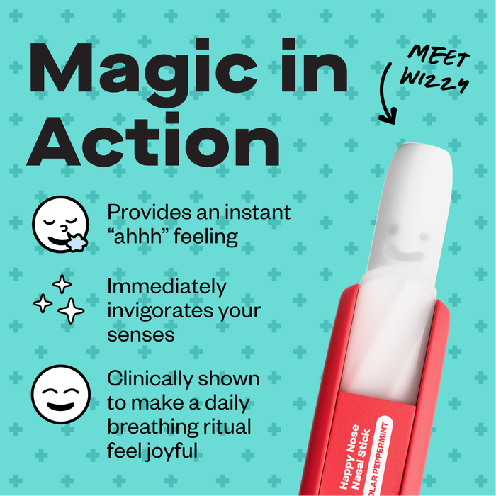 Happy Nose Nasal Stick - Polar Peppermint - 3 Pack