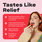Multi-Benefit Probiotic Oral Strips - Strawberry - 30 pack