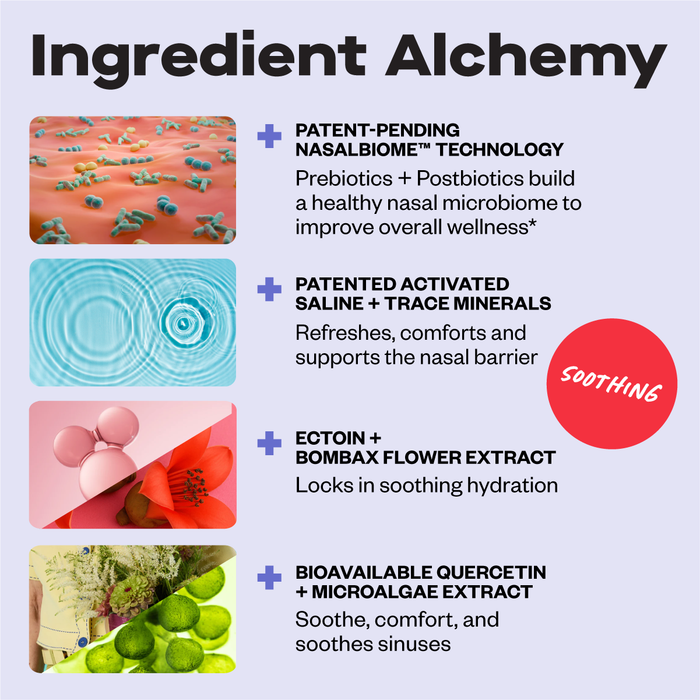 Advanced Sinus Rinse - Free + Clear - 3 Pack