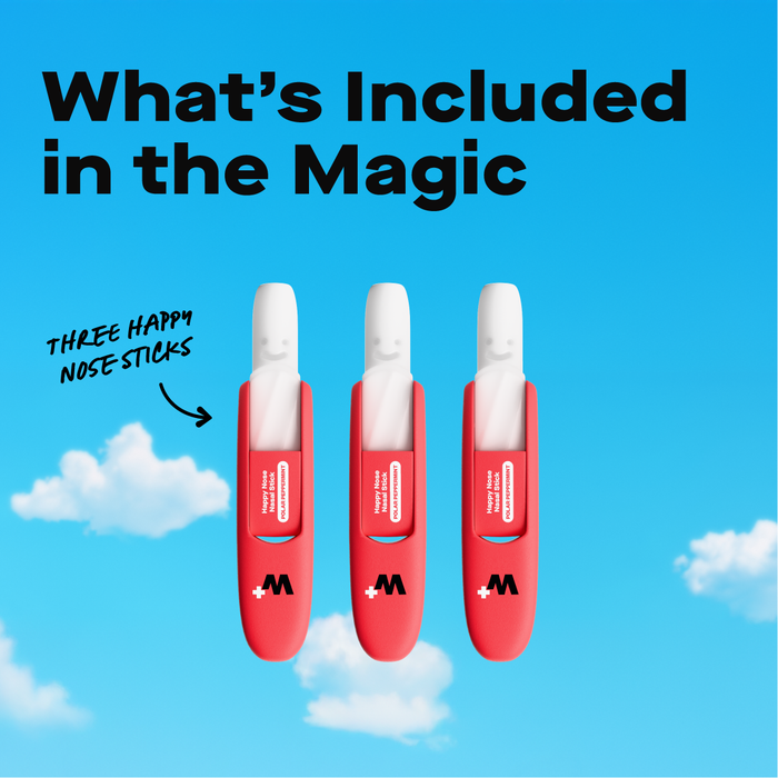 Happy Nose Nasal Stick - Polar Peppermint - 3 Pack