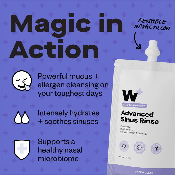 Advanced Sinus Rinse - Free + Clear - 3 Pack