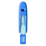 Blue nasal inhaler stick with a visible Wizard logo on a white background