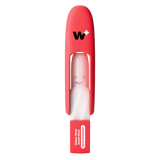 Red nasal inahler stick with Wizard logo on a white background