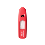 Red happy nose nasal inhaler stick with a visible Wizard logo on a white background