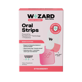 Box of Wizard Wellness Oral Strips on a white background